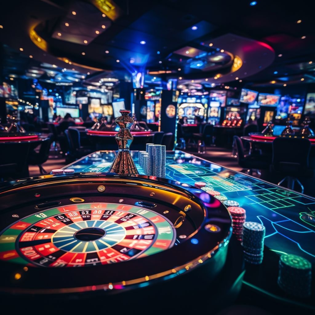 Bàn Baccarat và Roulette live casino trong sảnh five88